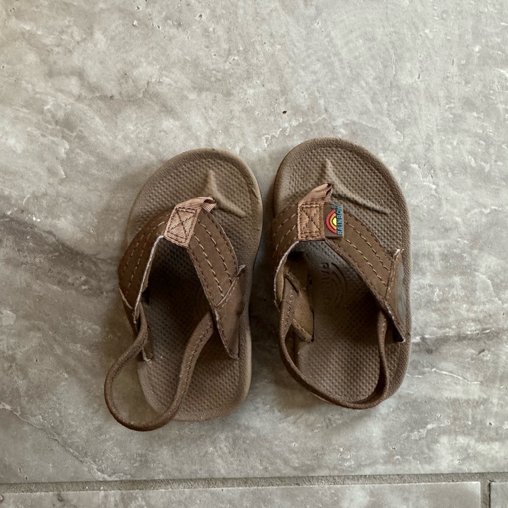 Rainbow Sandals Kid's Cape Molded Rubber Sandal Toddler 5/6 Rubber Flip Flop